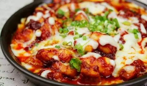 Hình ảnh Gà cay phô mai đút lò
