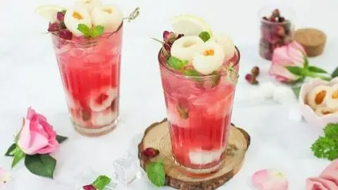 Hình ảnh Trà vải hoa hồng