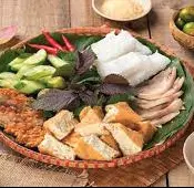 Hình ảnh Bún đậu nem chua rán