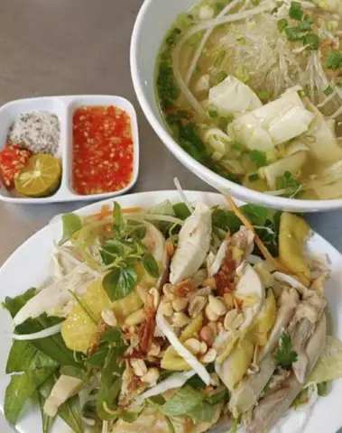 Hình ảnh Miến gỏi gà