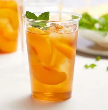 Hình ảnh Trà thạch đào miếng khổng lồ