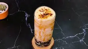 Hình ảnh Sữa tươi đường đen kem trứng