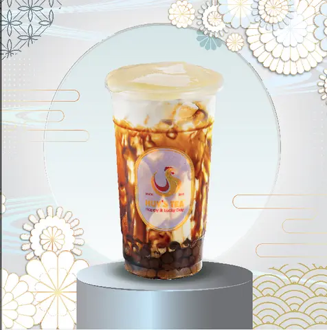 Hình ảnh Sữa Tươi Trân Châu Đường Đen  Kem Phô Mai