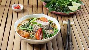 Hình ảnh Canh bún tô thường cua chả mọc