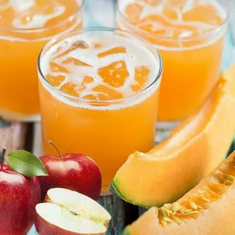 Hình ảnh Ép dưa lưới - táo