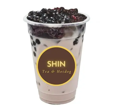 Hình ảnh Trà sữa môn tím full topping