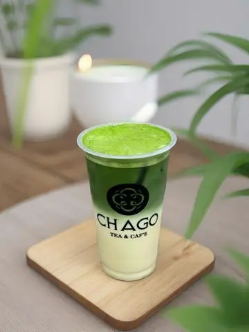Hình ảnh Matcha latte sữa yến mạch