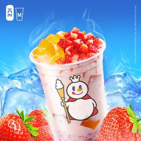 Hình ảnh Sữa Thạch Dâu Tây.