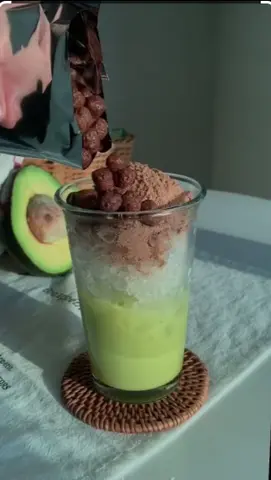 Hình ảnh Milo dầm matcha trân châu bánh flan