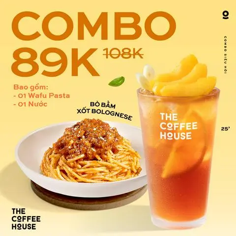 Hình ảnh Combo Pasta + Nước 89K