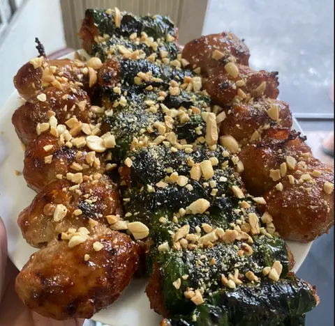 Hình ảnh Bò lá lốt - mỡ chài (8 viên)