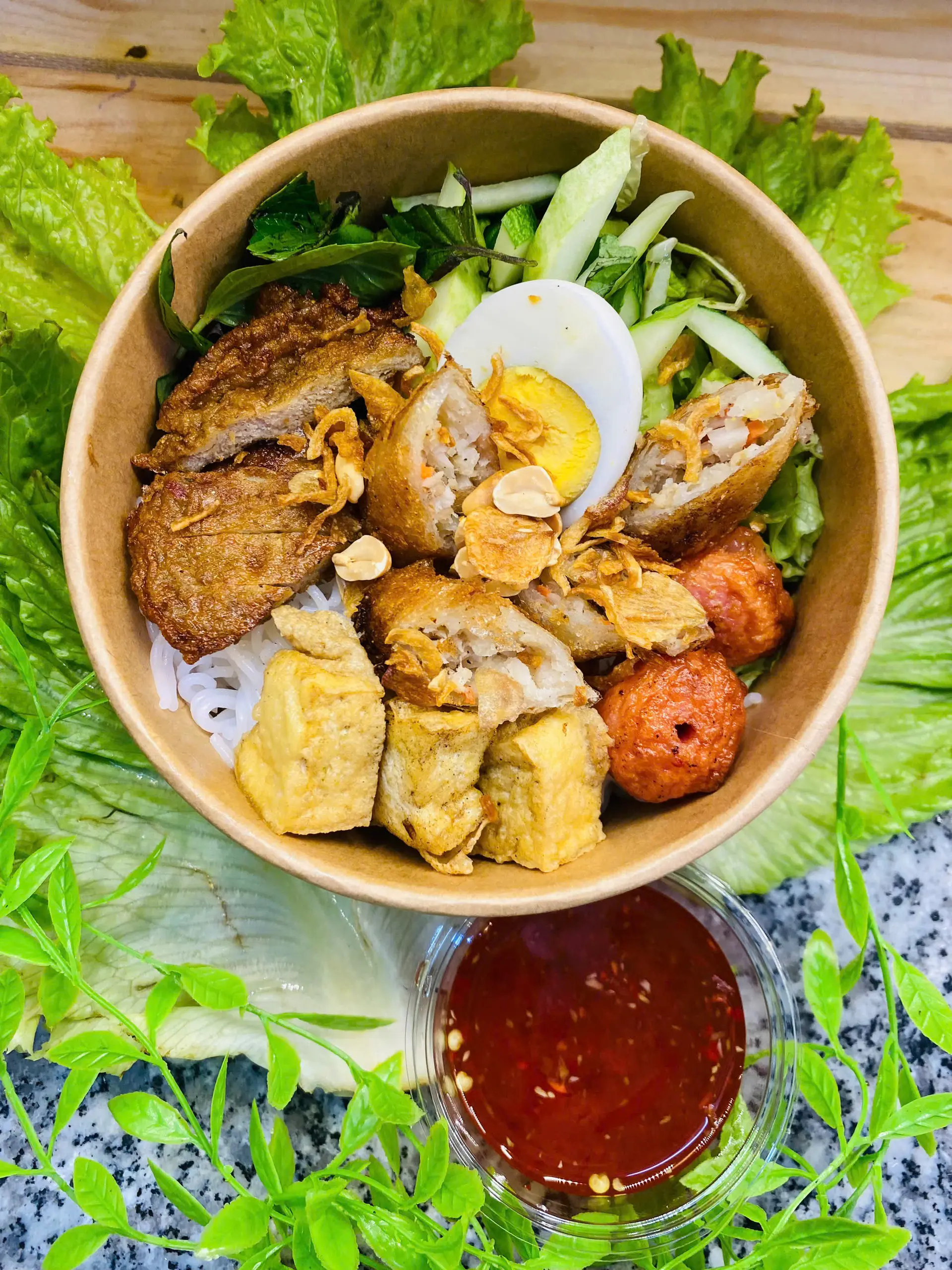 Hình ảnh Bún nem nướng đặc biệt