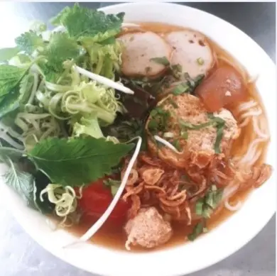Hình ảnh Bún Riêu Cua Chả Nhỏ ( không tô muỗng đũa)