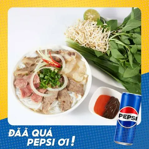 Hình ảnh [Deal Hot]Combo Phở bò viên + Pepsi