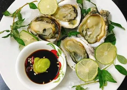 Hình ảnh Hàu sống mù tạt
