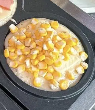 Hình ảnh Bánh đồng xu bắp phô mai kéo sợi
