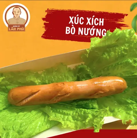 Hình ảnh Xúc xích bò xông khói nướng
