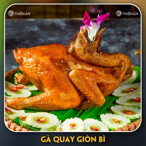 Hình ảnh Gà quay giòn bì