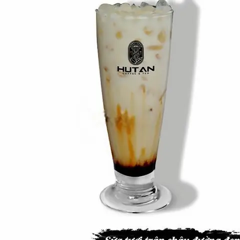 Hình ảnh Sữa tươi trân châu trắng đường đen