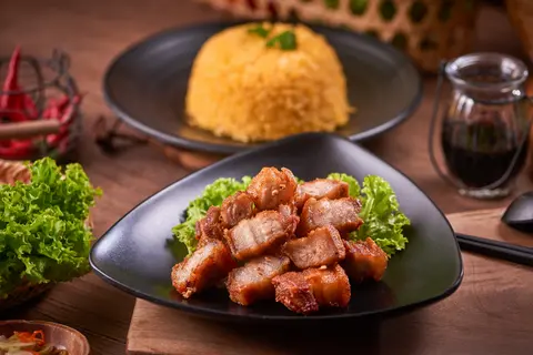 Hình ảnh Mì trộn ba rọi