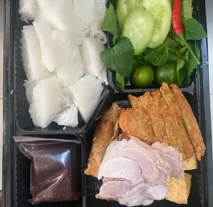 Hình ảnh Bún đậu nem thịt chân giò chả cốm