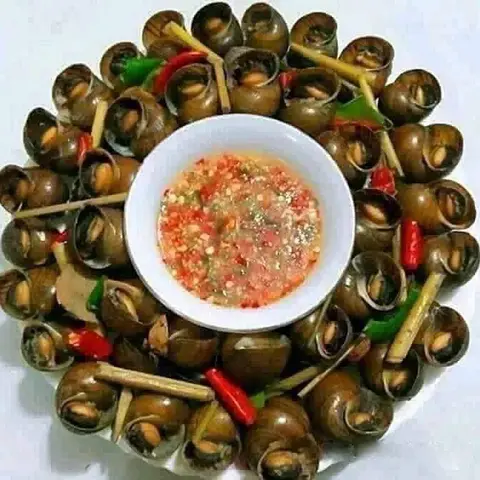 Hình ảnh Ốc lác hấp tiêu xanh