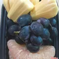 Hình ảnh Nho đen - Mít Thái - Bưởi da xanh