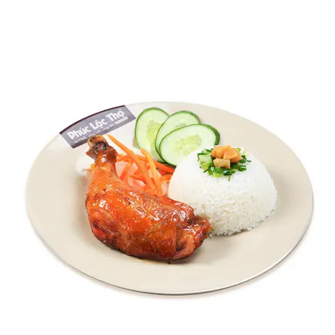 Hình ảnh Cơm Đùi Gà Quay Mắm (Gà To)