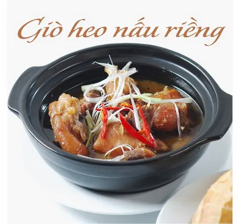 Hình ảnh Giò heo nấu riềng