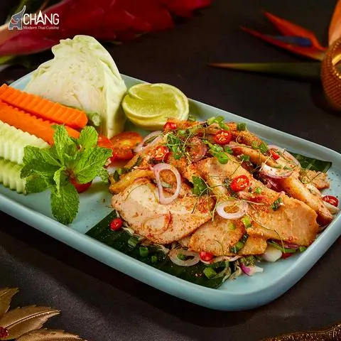 Hình ảnh Gỏi má heo trộn thính