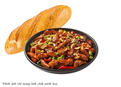 Hình ảnh Gà Kungpao bánh mì