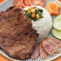 Hình ảnh Cơm Sườn lạp xưởng