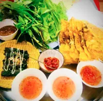 Hình ảnh Bánh xèo tôm Lớn (3 Cái) - Bò Lá Lốt(  5 Viên)