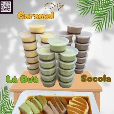 Hình ảnh Combo 10 flan mix vị