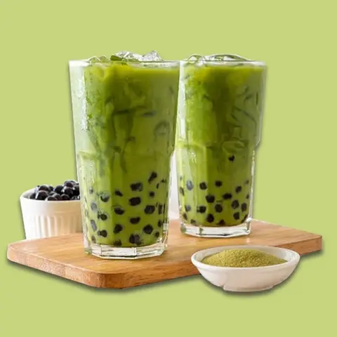 Hình ảnh Trà sữa trân châu thái xanh