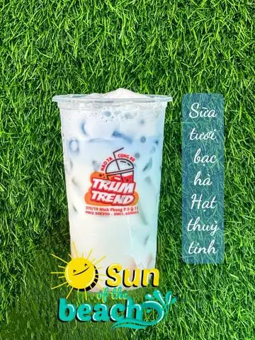 Hình ảnh Sữa tươi bạc hà
