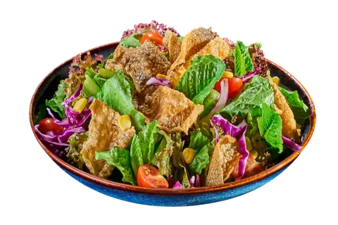 Hình ảnh Salad da cá hồi giòn