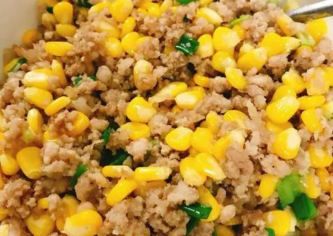 Hình ảnh Bắp xào bơ thịt bằm