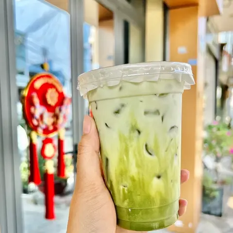Hình ảnh Matcha sữa gấu