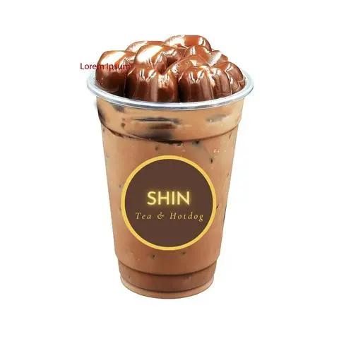 Hình ảnh Trà sữa socola bạc hà full topping