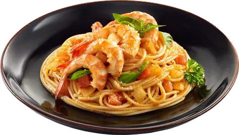 Hình ảnh Mì Ý tôm sốt kem cà chua
