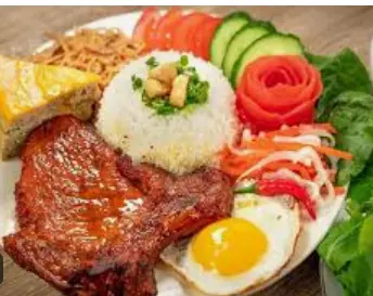 Hình ảnh Cơm sườn trứng
