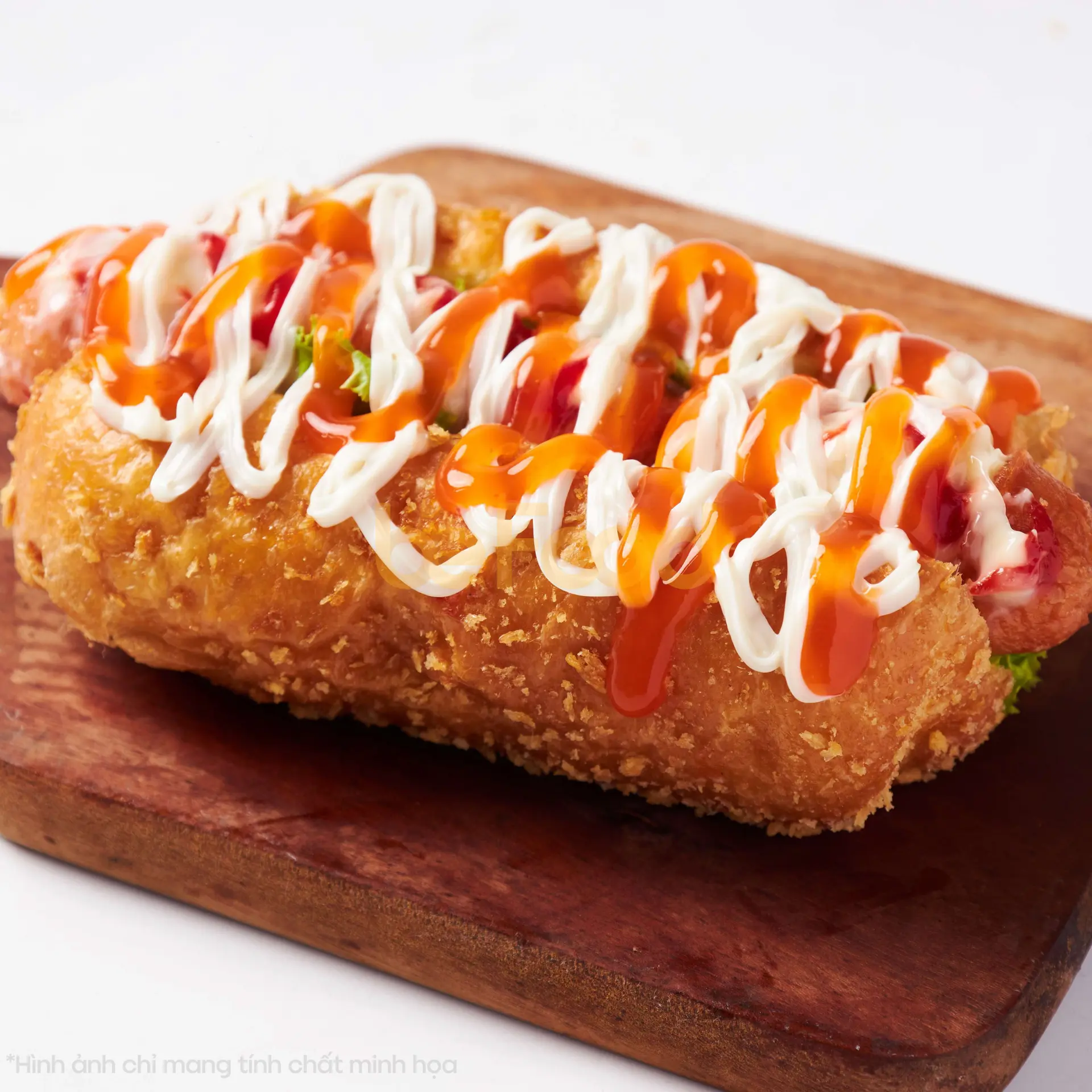 Hình ảnh Hotdog phomai xúc xích