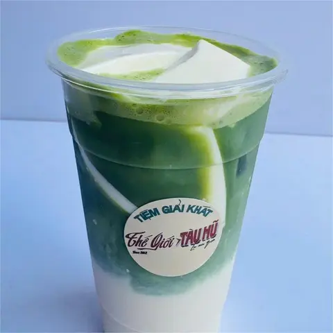 Hình ảnh Matcha latte tàu hũ