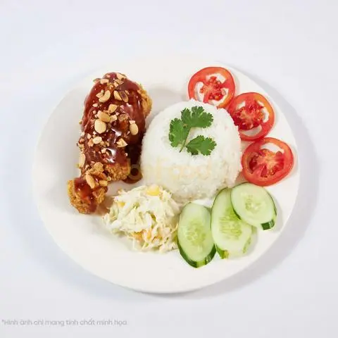 Hình ảnh Cơm gà rô ti