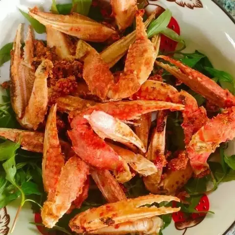 Hình ảnh Càng ghẹ rang muối