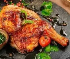 Hình ảnh Gà ta nướng muối ớt 1/2 con