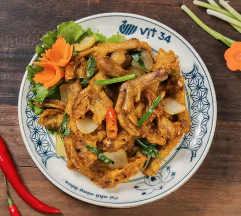 Hình ảnh Chân vịt chiên mắm