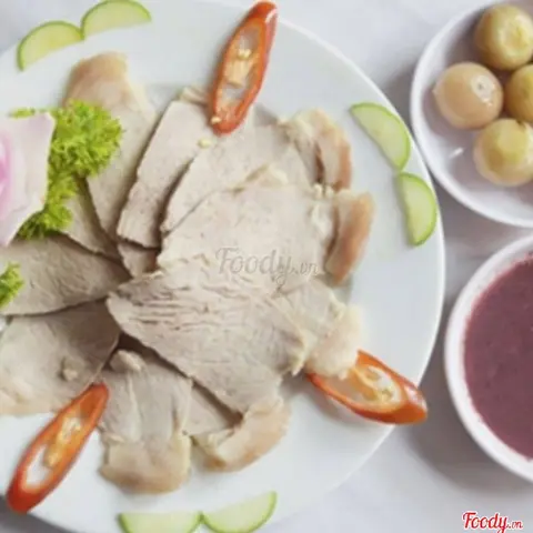 Hình ảnh Cơm Thịt Luộc Cà Pháo Mắm Tôm
