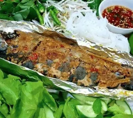 Hình ảnh Cá Sapa nướng giấy bạc